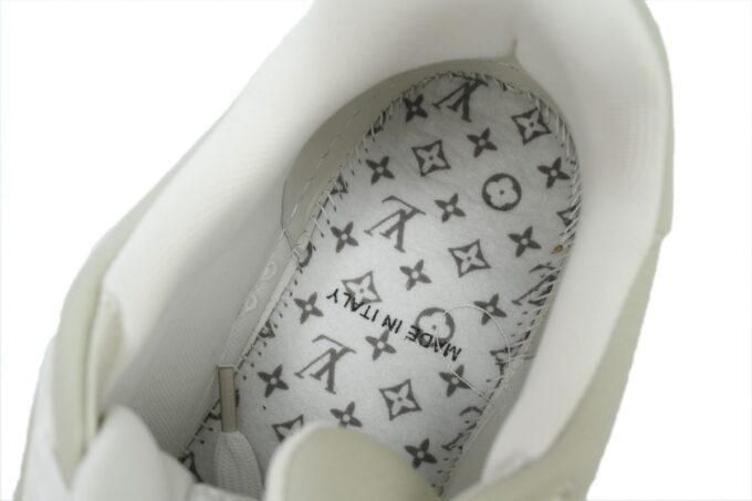 Louis Vuitton Trainer Grey Orange - Image 7