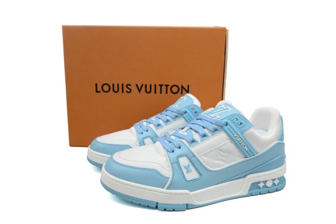 Louis Vuitton Trainer Light Blue - Image 6