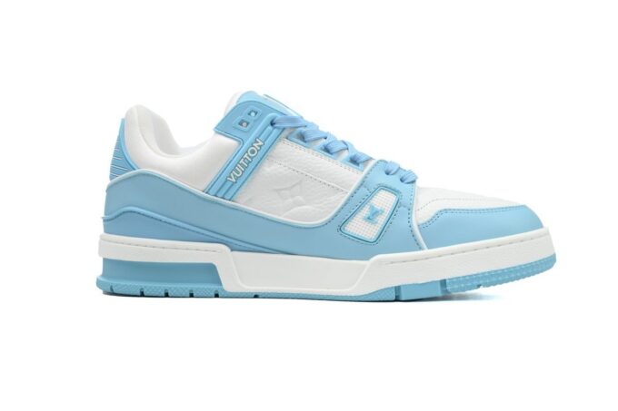 Louis Vuitton Trainer Light Blue - Image 7