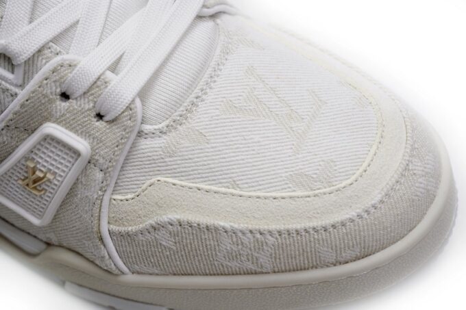 Louis Vuitton Trainer White Denim - Image 10