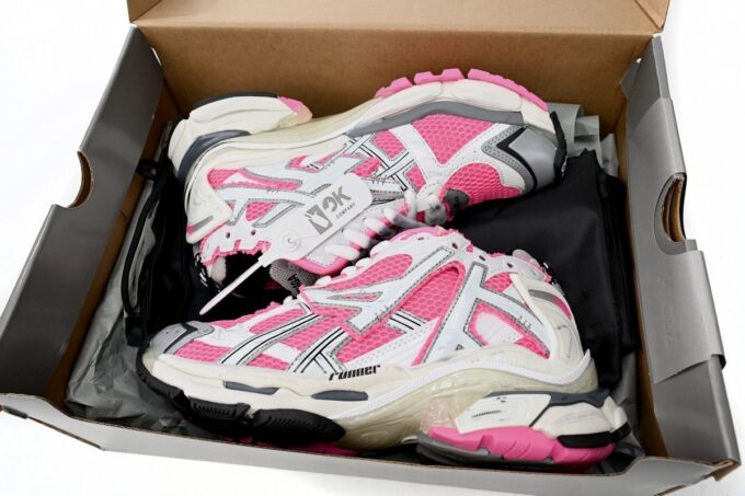 Balenciaga Runner White Red Powder - Image 7