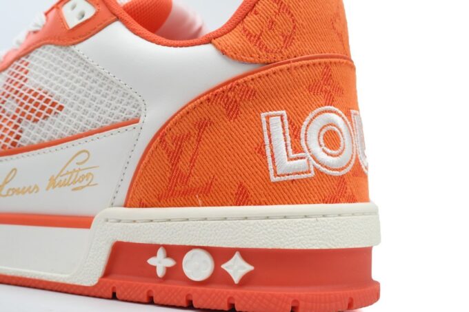Louis Vuitton Trainer Orange - Image 5
