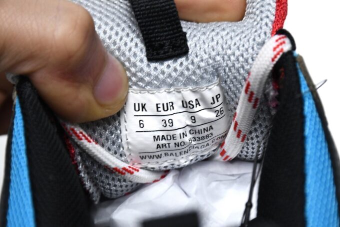 Balenciaga Triple S Blue Red - Image 13