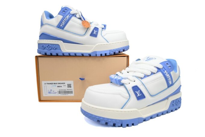 Louis Vuitton White Blue - Image 9