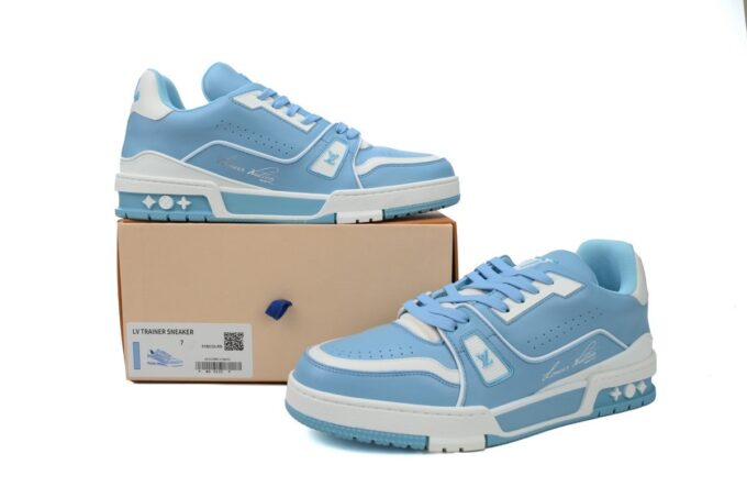 Louis Vuitton Trainer Blue - Image 7
