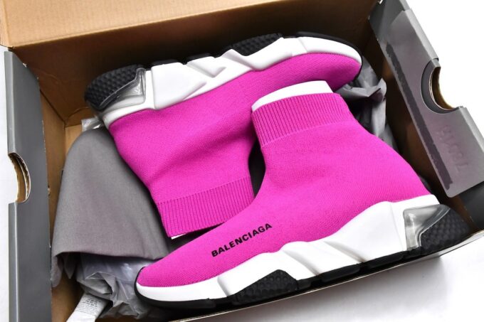 Balenciaga Speed Trainer Rose Red - Image 9