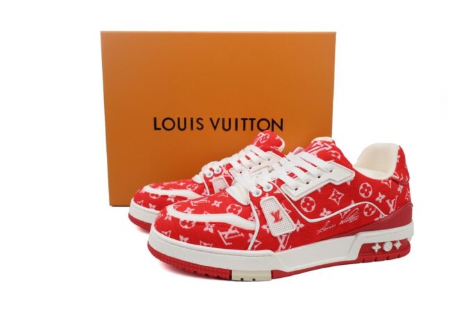 Louis Vuitton Trainer Red - Image 8