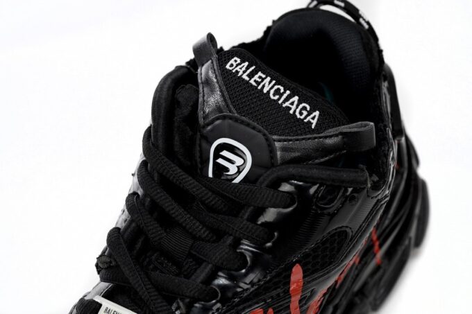 Balenciaga Runner Black And Red Characters - Image 6