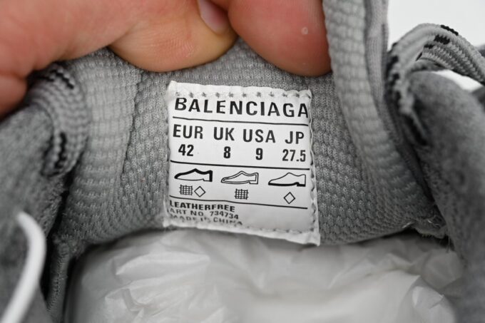 Balenciaga 3XL Silver Grey - Image 8