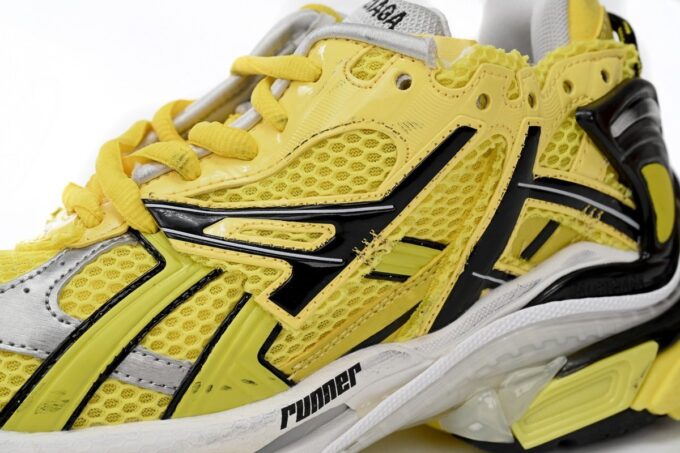 Balenciaga Runner Black Yellow - Image 10