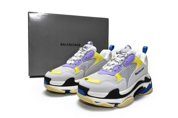 Balenciaga Triple S Black Grey Blue - Image 12