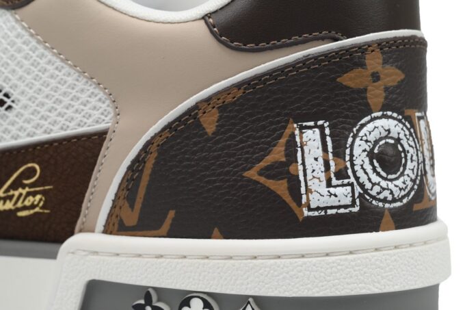 Louis Vuitton Trainer Coffee - Image 7