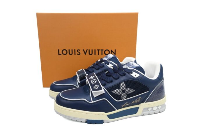 Louis Vuitton Trainer Dark Blue - Image 8