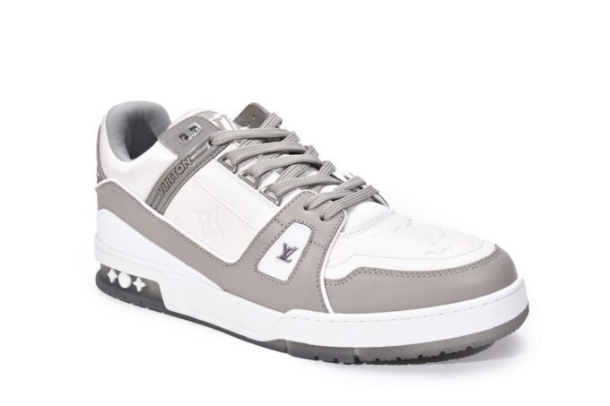 Louis Vuitton Trainer Grey White - Image 22