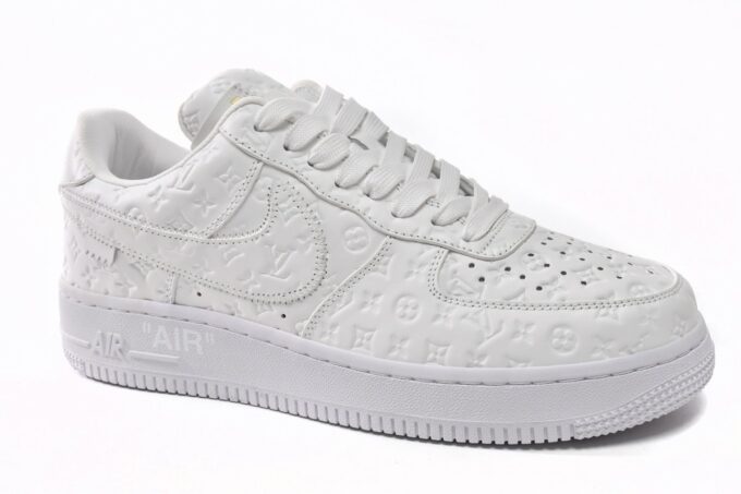 Louis Vuitton x Nike Air Force 1 Triple White - Image 2
