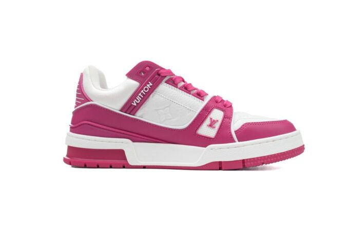 Louis Vuitton Trainer Rose Red - Image 6