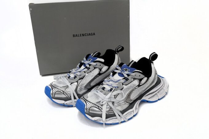 Balenciaga 3XL Black And White Blue - Image 12