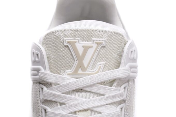 Louis Vuitton Trainer White Denim - Image 13