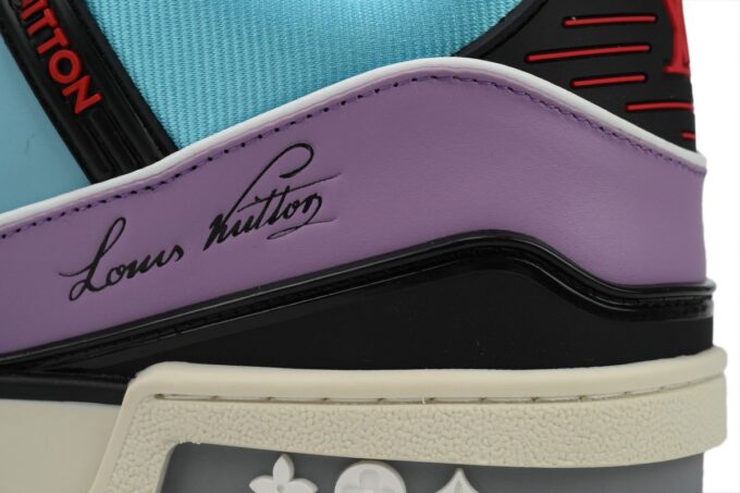 LOUIS VUITTON Trainer Blue Purple - Image 11
