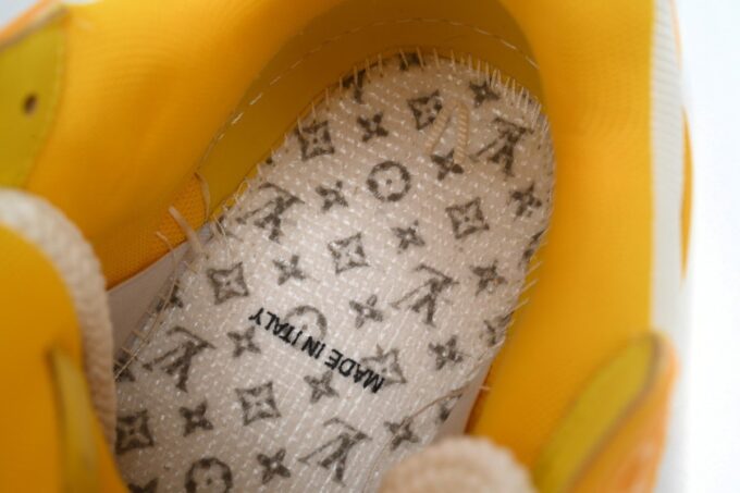 Louis Vuitton White Yellow - Image 6