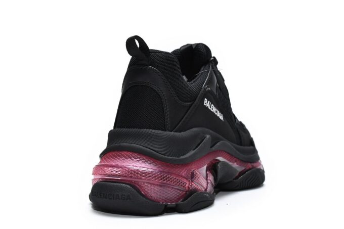 Balenciaga Triple S Black Claret Red - Image 12