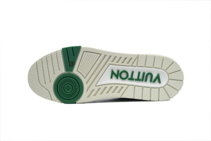 Louis Vuitton Trainer White Green - Image 11