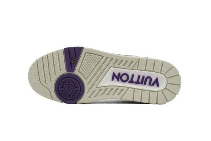 Louis Vuitton Trainer White Purple - Image 10