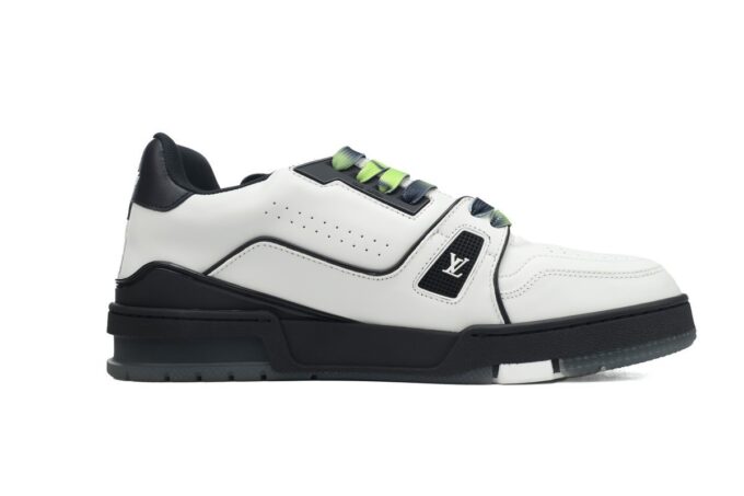 Louis Vuitton Trainer White Black - Image 9