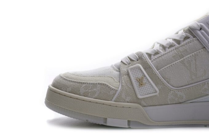 Louis Vuitton Trainer White Denim - Image 15