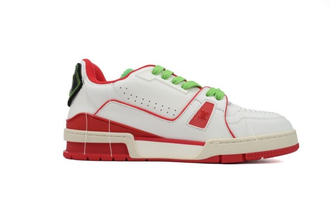 LOUIS VUITTON Trainer Red Green - Image 8