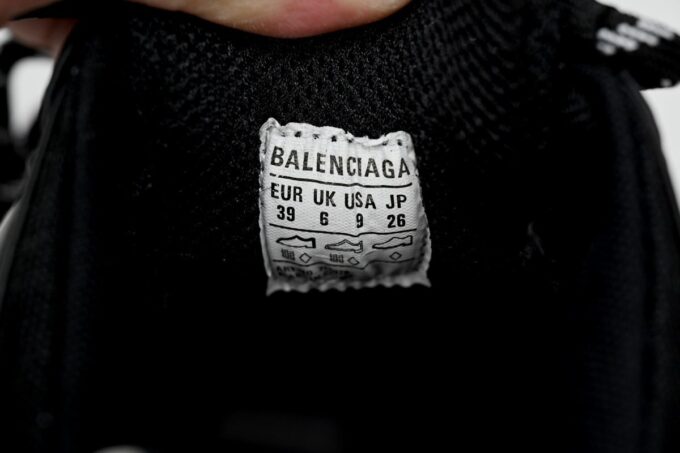 Balenciaga Triple S Black And White Bars - Image 13