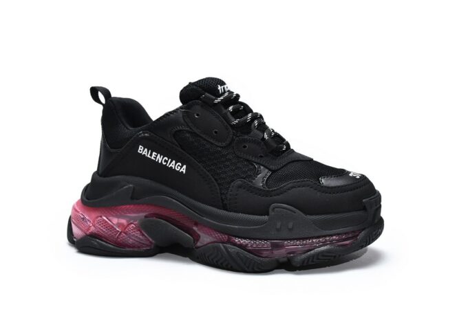 Balenciaga Triple S Black Claret Red - Image 16