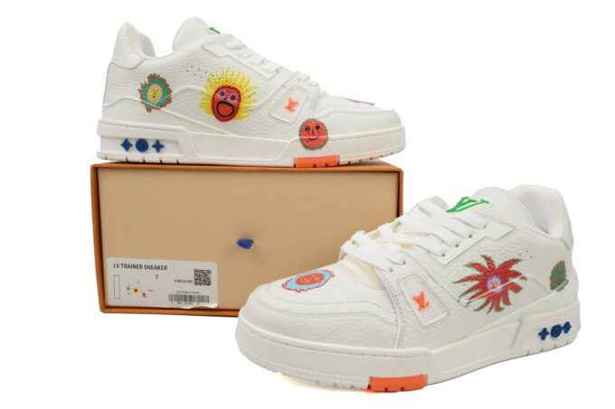 Louis Vuitton x Yayoi Kusama Trainer White - Image 2