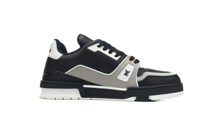 Louis Vuitton Trainer Black Gray - Image 10