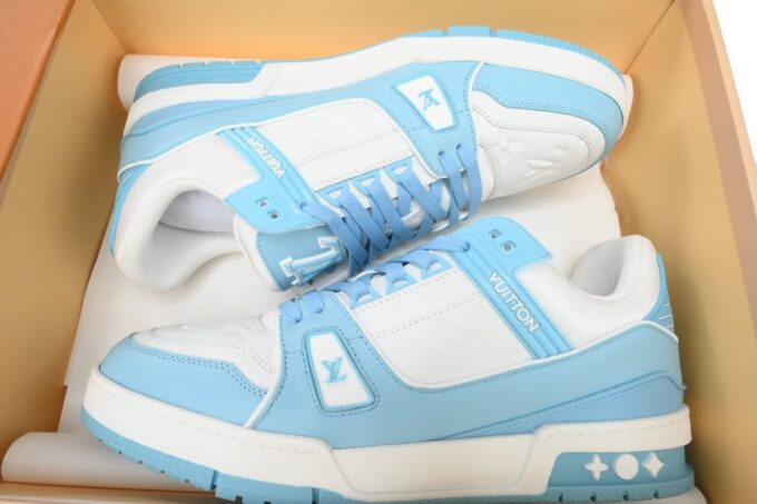 Louis Vuitton Trainer Light Blue - Image 11