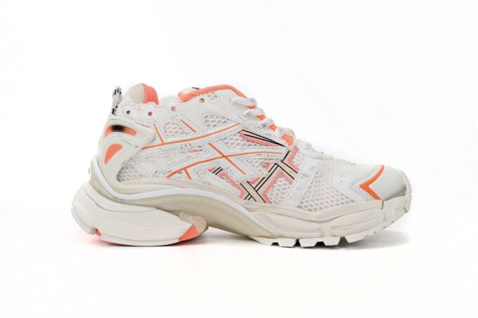 Balenciaga Runner White Orange - Image 15