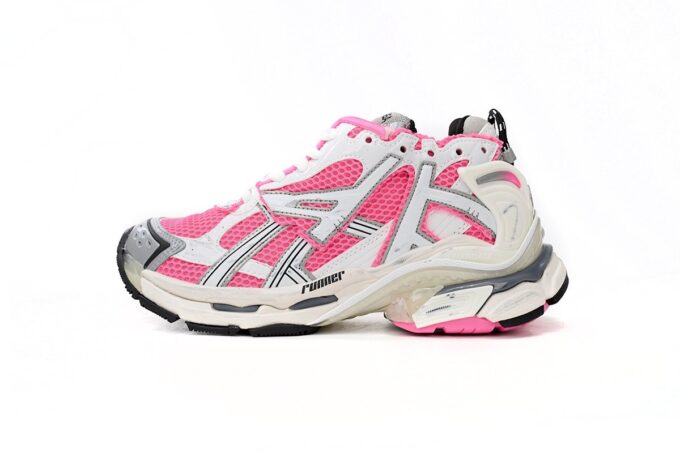 Balenciaga Runner White Red Powder