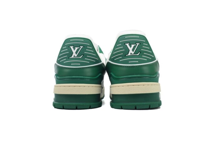 Louis Vuitton Trainer White Green - Image 11