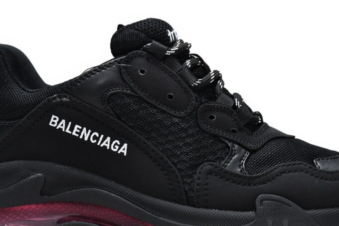 Balenciaga Triple S Black Claret Red - Image 19
