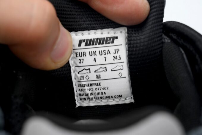 Balenciaga Runner All Black Gray - Image 12