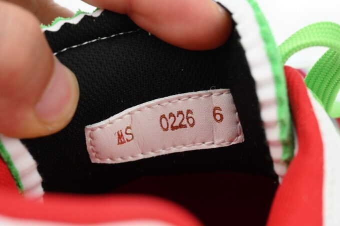 LOUIS VUITTON Trainer Red Green - Image 9