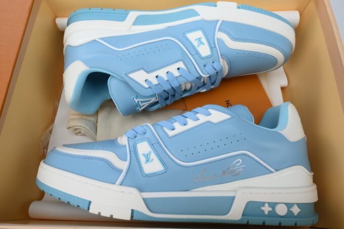 Louis Vuitton Trainer Blue - Image 10