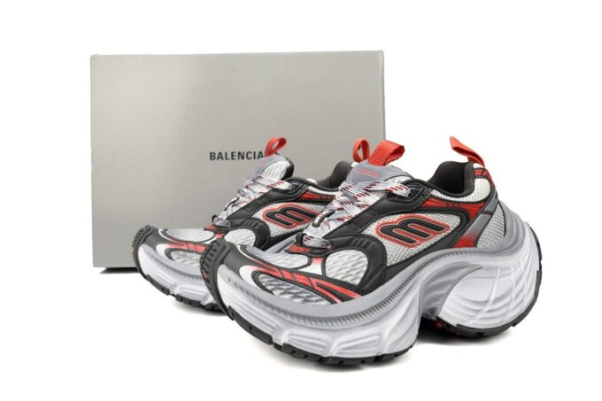 Balenciaga 10XL White Gray Red - Image 2
