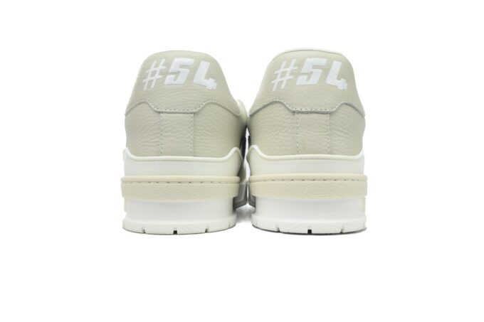 Louis Vuitton Trainer Grey Orange - Image 12
