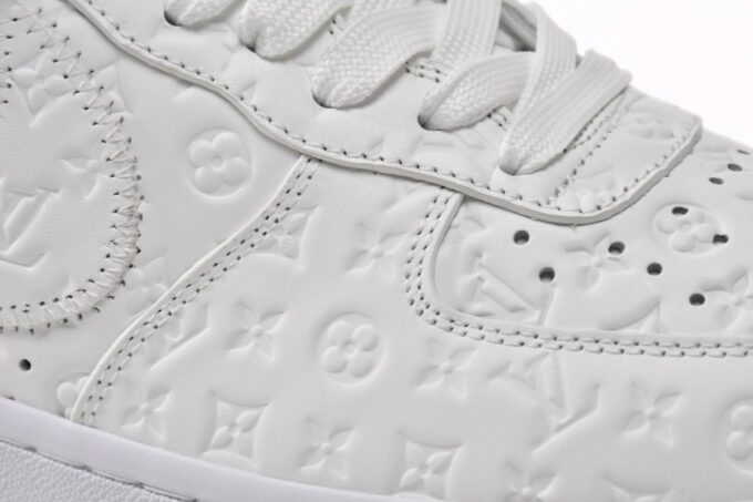 Louis Vuitton x Nike Air Force 1 Triple White - Image 13