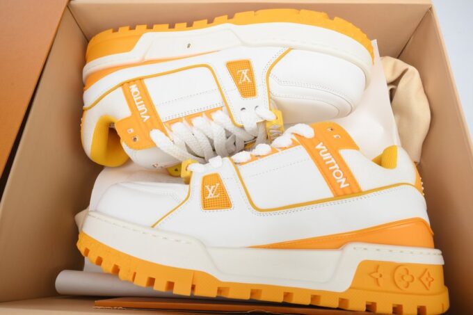 Louis Vuitton White Yellow - Image 8