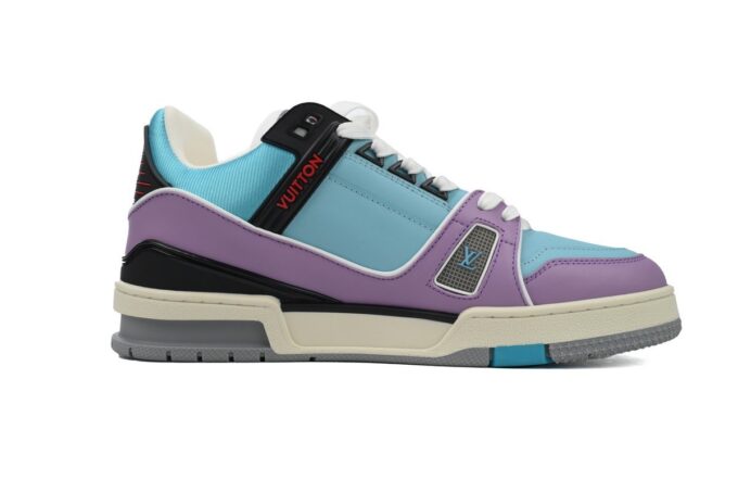 LOUIS VUITTON Trainer Blue Purple - Image 14