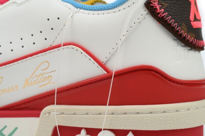 LOUIS VUITTON Trainer Yellow Blue - Image 12