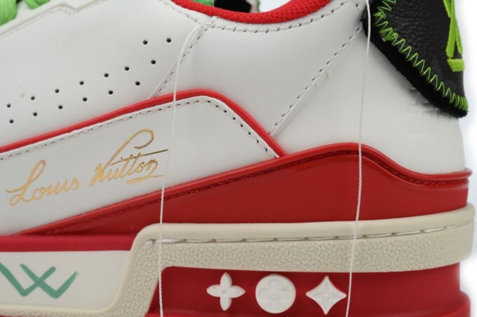 LOUIS VUITTON Trainer Red Green - Image 11
