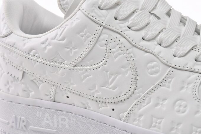 Louis Vuitton x Nike Air Force 1 Triple White - Image 17